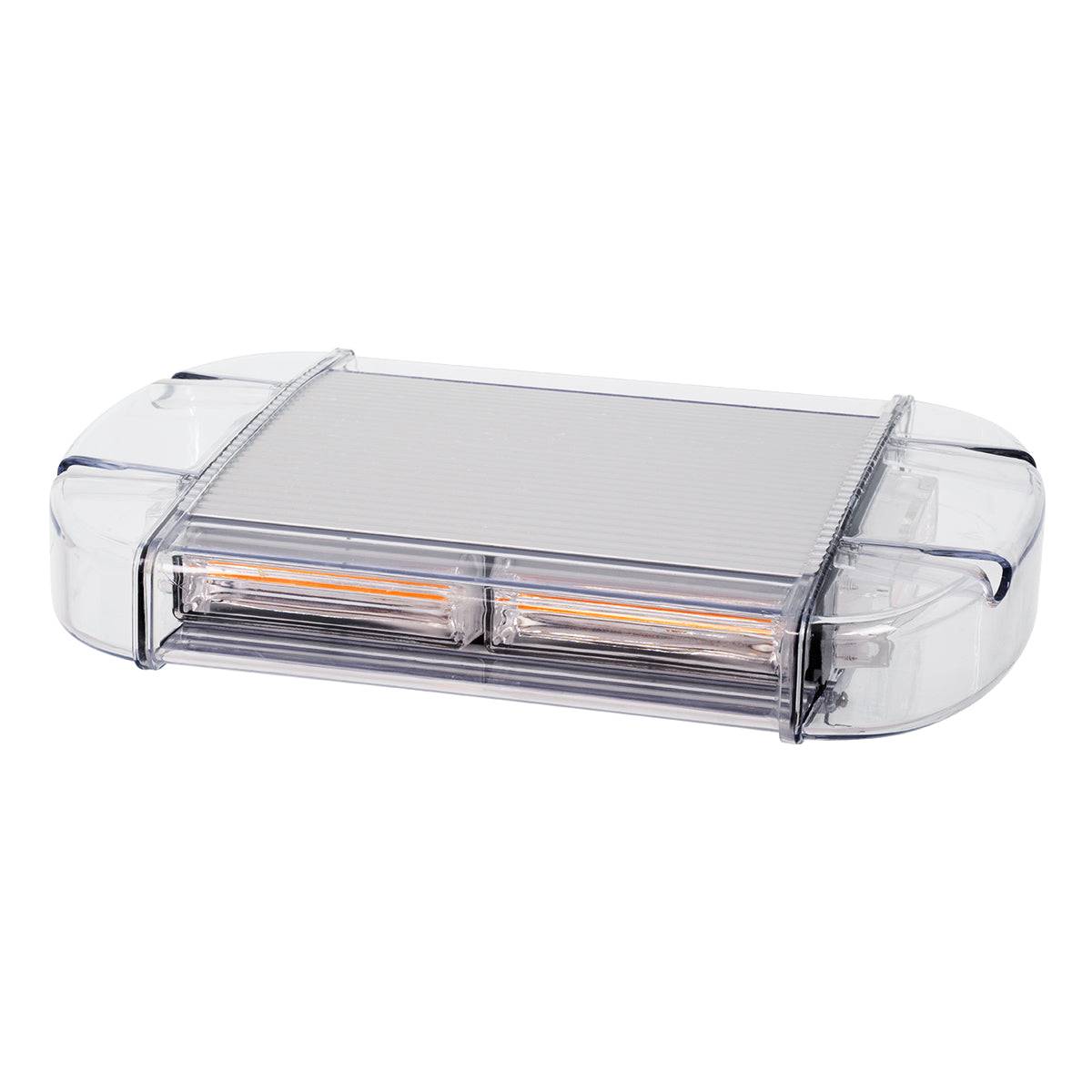 GloboStar® 85177 PRO Series Φάρος Σήμανσης Οχήματος Οδικής Βοήθείας για Αυτοκίνητα & Φορτηγά 6 Προγραμμάτων Φωτισμού STROBE LED COB 60W DC 10-30V Αδιάβροχος IP66 Πορτοκαλί - ledmania.gr