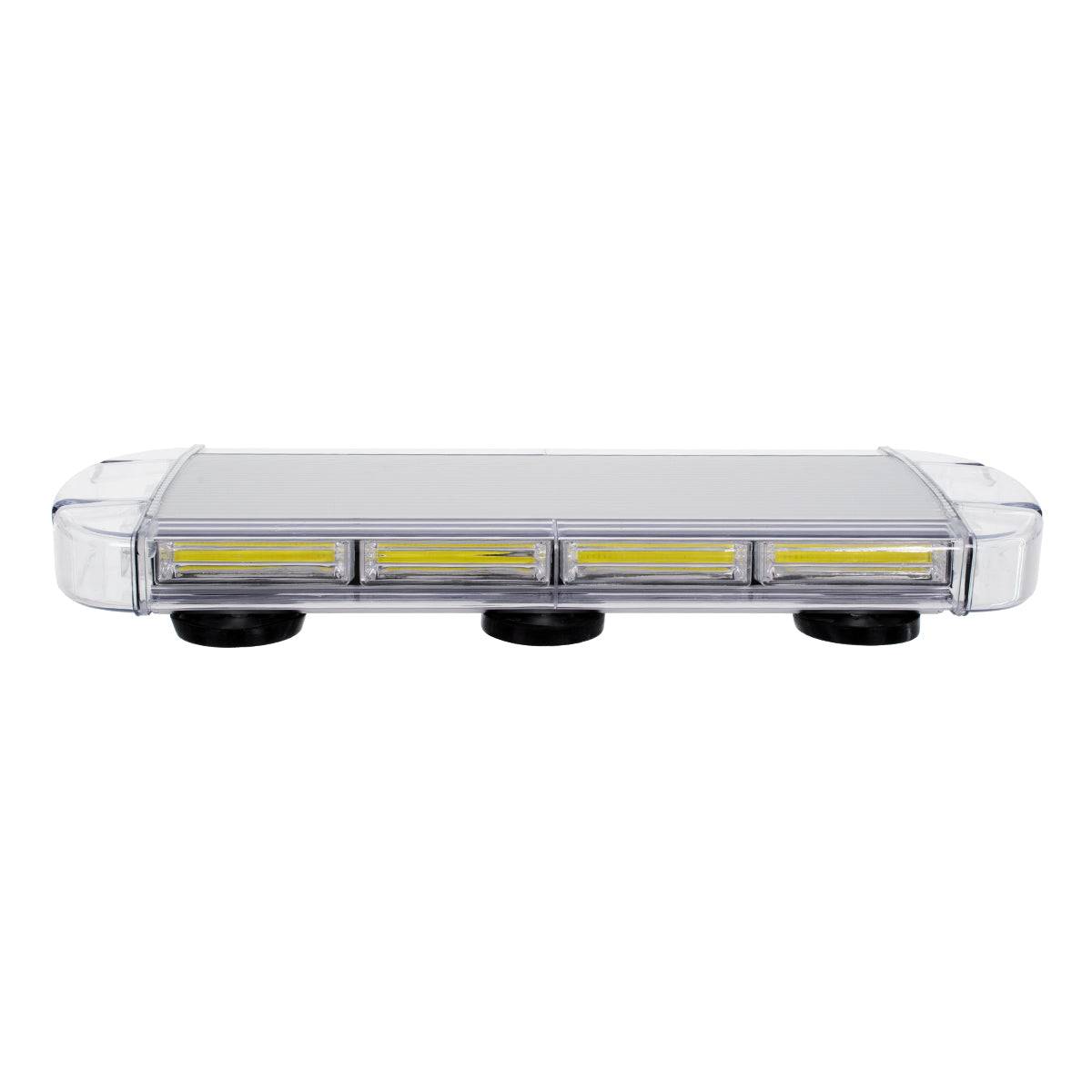 GloboStar® 85184 PRO Series Φάρος Σήμανσης Οχήματος Ασθενοφόρου για Αυτοκίνητα & Φορτηγά 6 Προγραμμάτων Φωτισμού STROBE LED COB 100W DC 10-30V Αδιάβροχος IP66 Ψυχρό Λευκό 6000K - ledmania.gr