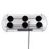 GloboStar® 85184 PRO Series Φάρος Σήμανσης Οχήματος Ασθενοφόρου για Αυτοκίνητα & Φορτηγά 6 Προγραμμάτων Φωτισμού STROBE LED COB 100W DC 10-30V Αδιάβροχος IP66 Ψυχρό Λευκό 6000K - ledmania.gr