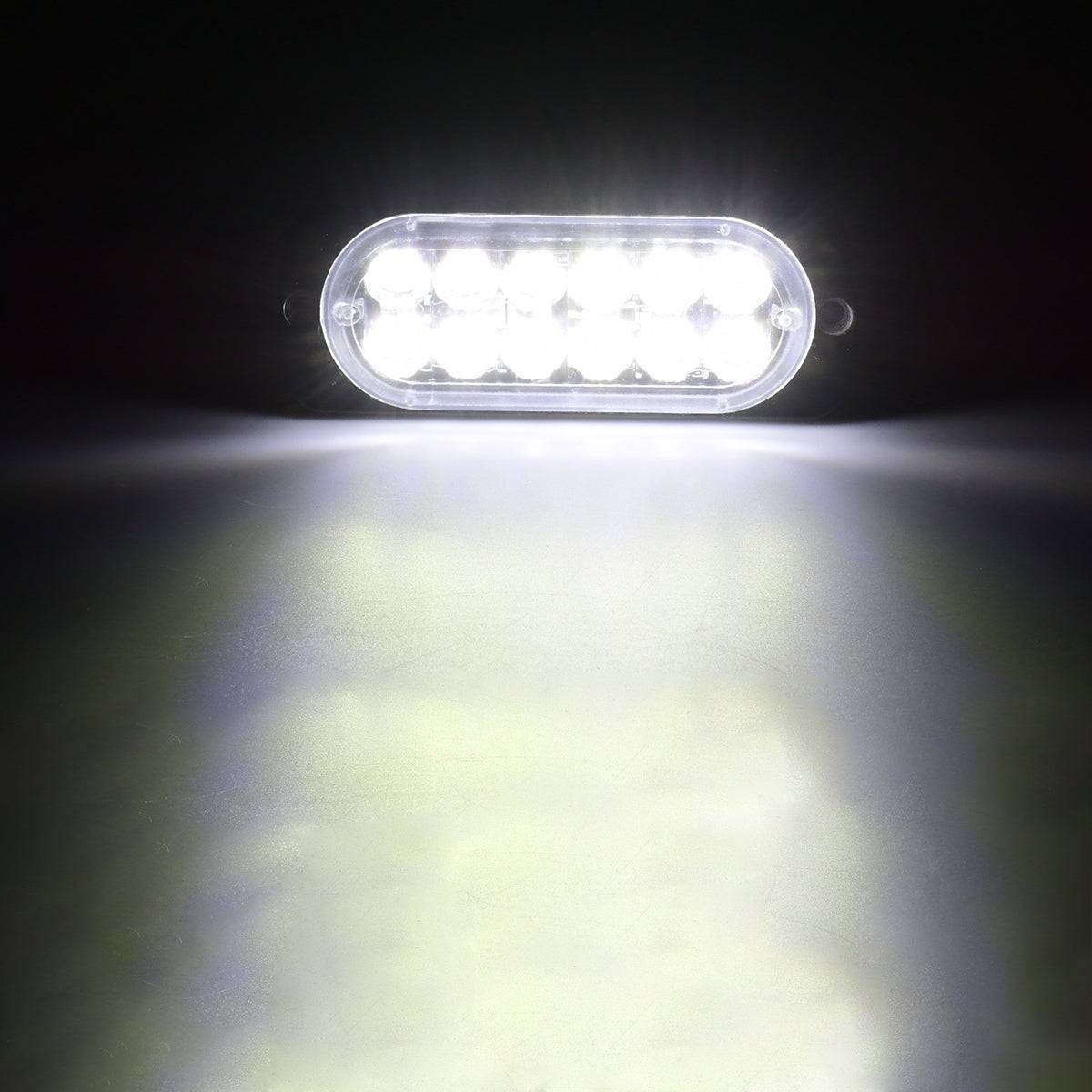 GloboStar® 85263 PRO Series Μπάρα Σήμανσης Οχήματος Ασθενοφόρου για Αυτοκίνητα & Φορτηγά Φωτισμού STROBE LED SMD 3030 12W DC 12-24V Αδιάβροχη IP65 Ψυχρό Λευκό 6000K - ledmania.gr