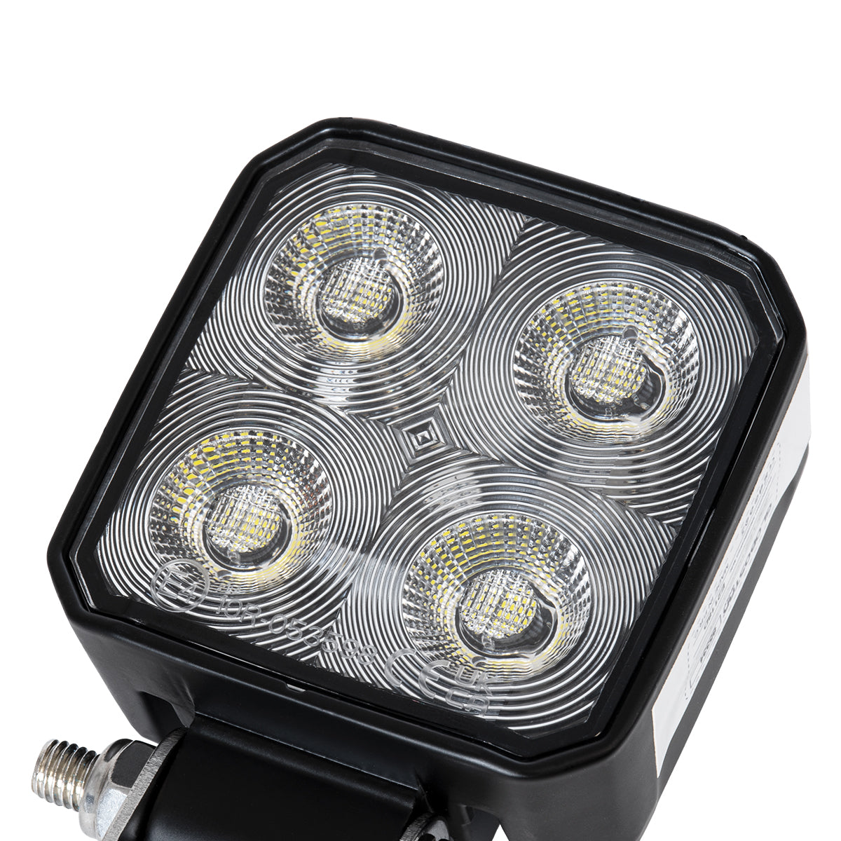 GloboStar® 85334 E4 Mark Vehicle & Forklift Work Lights - Φώτα Εργασίας για Οχήματα Περονοφόρα - Κλάρκ LED 40W DC 10-30V Αδιάβροχο IP67 Ψυχρό Λευκό 6000K Μ7.5 x Π3.5 x Υ11cm - ledmania.gr
