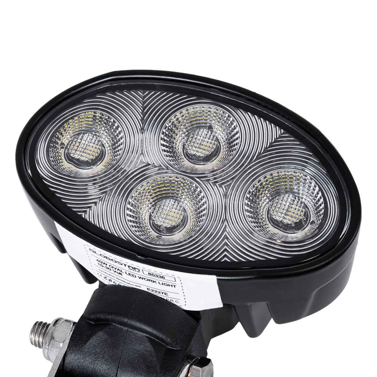 GloboStar® 85336 E4 Mark Vehicle & Forklift Work Lights - Φώτα Εργασίας για Οχήματα Περονοφόρα - Κλάρκ LED 40W DC 10-30V Αδιάβροχο IP67 Ψυχρό Λευκό 6000K Μ10 x Π6 x Υ9cm - ledmania.gr