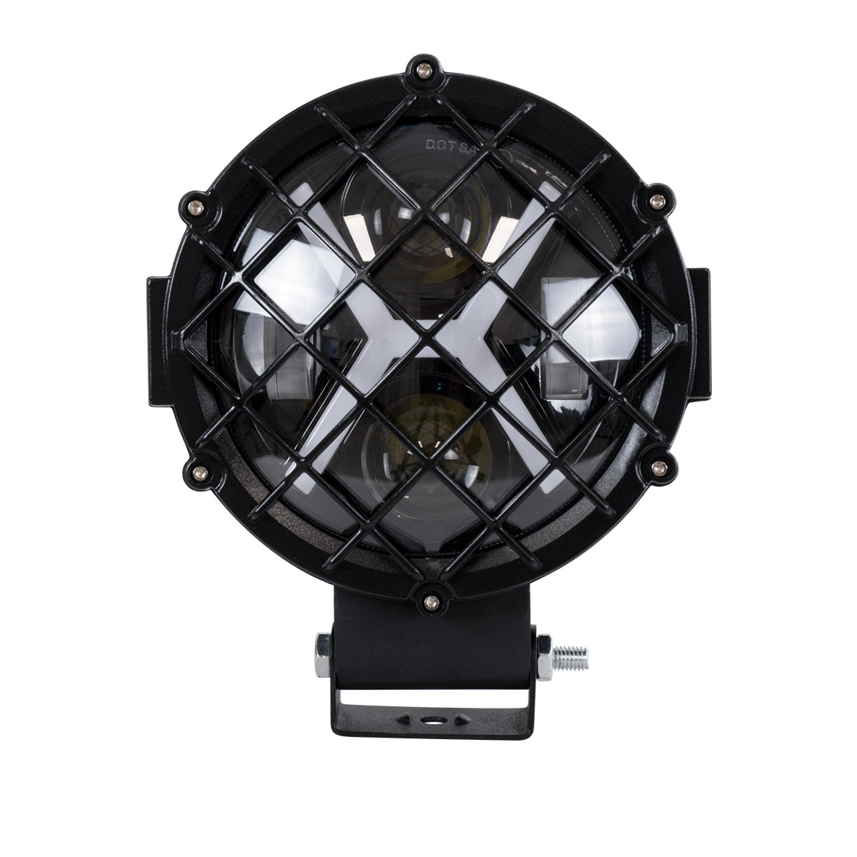 GloboStar® 85438 Vehicle & JEEP Work Lights - Φώτα Εργασίας για Οχήματα και JEEP με X Light DRL & Φλας LED High Power 45W DC 9-36V Αδιάβροχo IP68 Πορτοκαλί & Ψυχρό Λευκό 6000K M17 x Π8 x Υ21cm - ledmania.gr