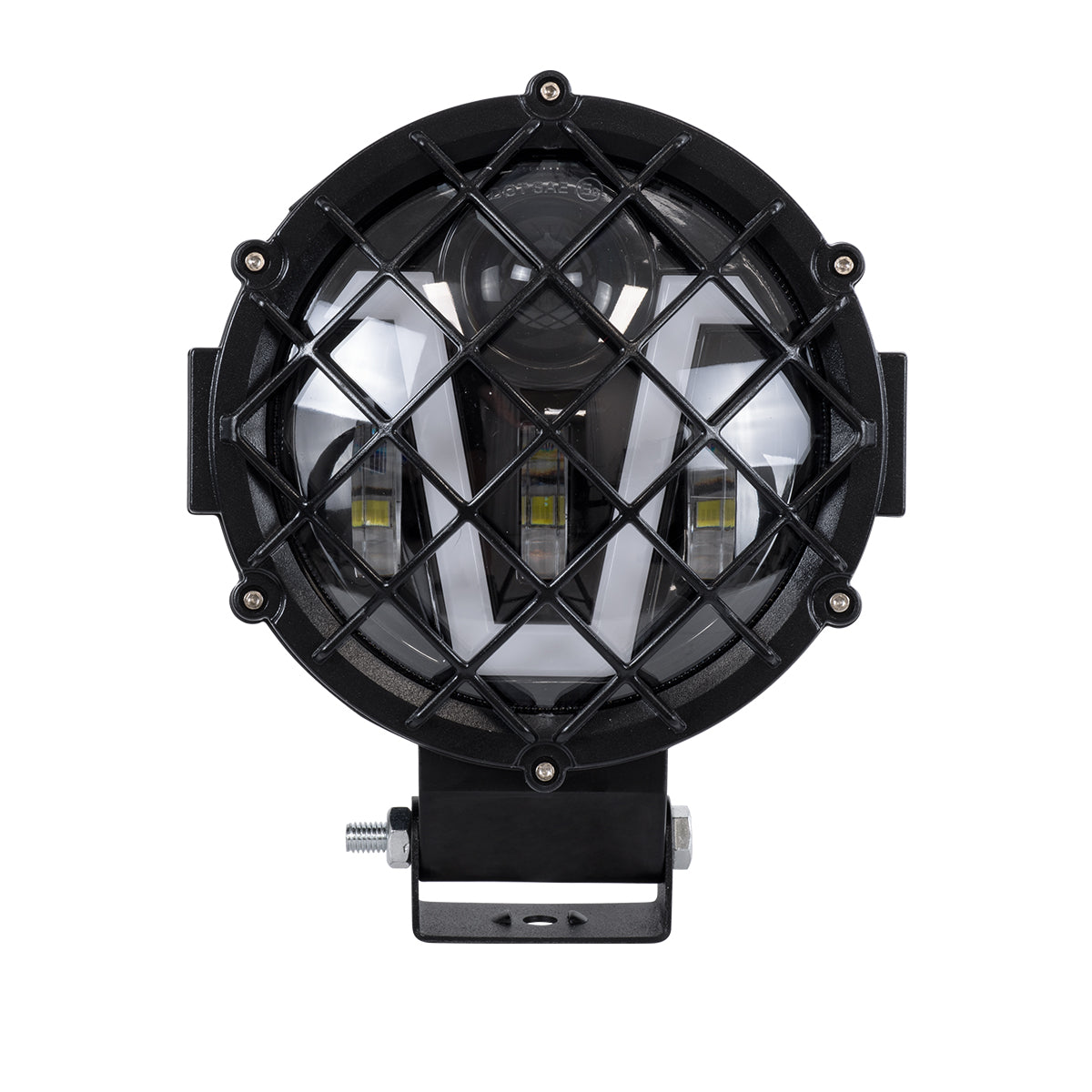 GloboStar® 85439 Vehicle & JEEP Work Lights - Φώτα Εργασίας για Οχήματα και JEEP με V Light DRL & Φλας LED High Power 45W DC 9-36V Αδιάβροχo IP68 Πορτοκαλί & Ψυχρό Λευκό 6000K M17 x Π8 x Υ21cm - ledmania.gr