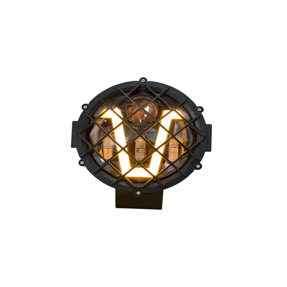 GloboStar® 85439 Vehicle & JEEP Work Lights - Φώτα Εργασίας για Οχήματα και JEEP με V Light DRL & Φλας LED High Power 45W DC 9-36V Αδιάβροχo IP68 Πορτοκαλί & Ψυχρό Λευκό 6000K M17 x Π8 x Υ21cm - ledmania.gr