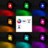 GloboStar® 85444 PRO Series Χωνευτός Προβολέας Εργασίας - Φώτα Ημέρας - Working Light - DRL για Αυτοκίνητα & Φορτηγά LED CREE XBD 20W 2000lm DC 10-30V Αδιάβροχο IP65 Ψυχρό Λευκό 6000K & RGB - ledmania.gr
