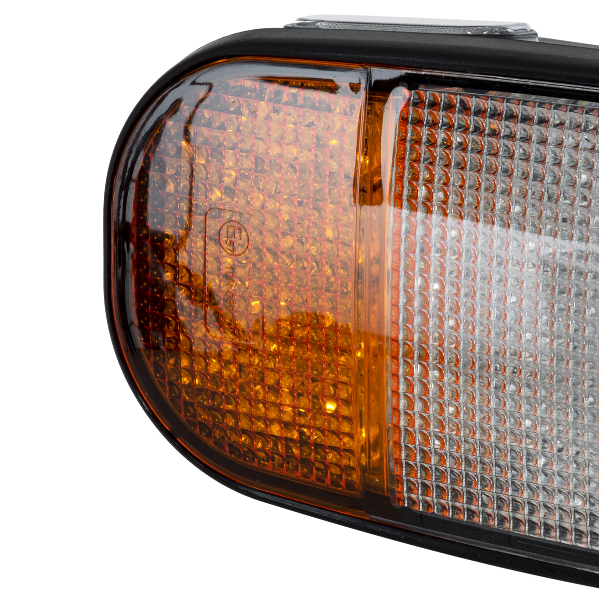 GloboStar® 85455 E57 ECE R10/R6/R7 Mark Σετ 2 x Φανάρια για TOYOTA & UNIVERSAL FORKLIFT Βασικού Φωτισμού για Οχήματα Περονοφόρα - Κλάρκ με Φλας LED 40W DC 10-80V Αδιάβροχα IP6K9K Πορτοκαλί & Ψυχρό Λευκό 6000K  Μ20 x Π8 x Υ12cm - ledmania.gr