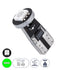 GloboStar® 81083 Λάμπα Αυτοκίνητου LED T10 W5W 2rd Generation Can-Bus Series 1xSMD5050 1.5W 120lm 120° DC 12-16V IP20 Φ1 x H2.2cm Πράσινο - ledmania.gr
