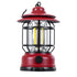 GloboStar® 85694 Αυτόνομο Επαναφορτιζόμενο Φανάρι Camping LED 5W USB 2.0 με Επαναφορτιζόμενη Μπαταρία 1 x 18650 2000mAh Li-ion - IP20 - Dimmable - Κόκκινο με Διάφανο Γυαλί - Θερμό Λευκό 3000K Φ12 x Υ17cm - ledmania.gr