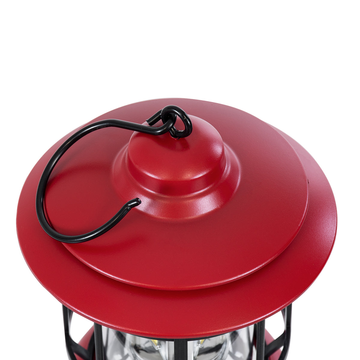 GloboStar® 85694 Αυτόνομο Επαναφορτιζόμενο Φανάρι Camping LED 5W USB 2.0 με Επαναφορτιζόμενη Μπαταρία 1 x 18650 2000mAh Li-ion - IP20 - Dimmable - Κόκκινο με Διάφανο Γυαλί - Θερμό Λευκό 3000K Φ12 x Υ17cm - ledmania.gr