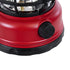 GloboStar® 85694 Αυτόνομο Επαναφορτιζόμενο Φανάρι Camping LED 5W USB 2.0 με Επαναφορτιζόμενη Μπαταρία 1 x 18650 2000mAh Li-ion - IP20 - Dimmable - Κόκκινο με Διάφανο Γυαλί - Θερμό Λευκό 3000K Φ12 x Υ17cm - ledmania.gr