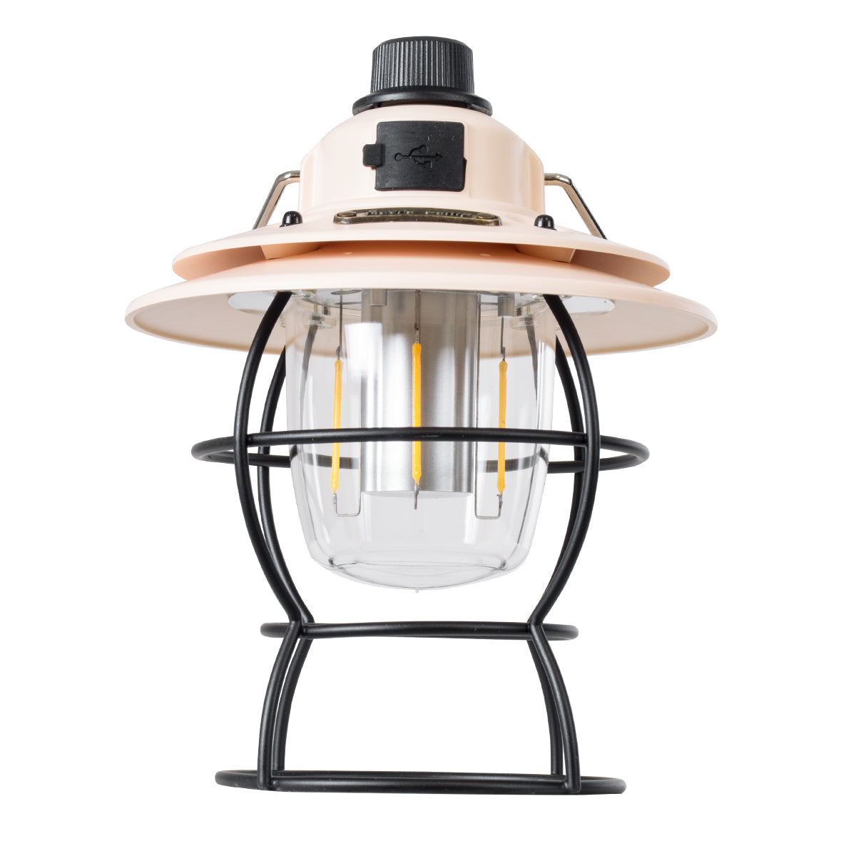 GloboStar® 85696 Αυτόνομο Φανάρι Camping LED 4W USB 2.0 με Επαναφορτιζόμενη Μπαταρία 1 x 18650 2000mAh Li-ion Power Bank IP20 Dimmable Ροζ με Διάφανο Γυαλί CCT Εναλλαγή Φωτισμού μέσω On/Off All In One Ψυχρό 6000K+Φυσικό 4500K+Θερμό 2700K Φ13.5 x Υ17.5cm - ledmania.gr
