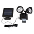 GloboStar® 85712 Μαύρο Αυτόνομο Ηλιακό Φωτιστικό LED SMD 10W 150lm με Ενσωματωμένη Μπαταρία 1200mAh - Φωτοβολταϊκό Πάνελ με Αισθητήρα Ημέρας-Νύχτας και PIR Αισθητήρα Κίνησης Αδιάβροχο IP54 Ψυχρό Λευκό 6000K - ledmania.gr