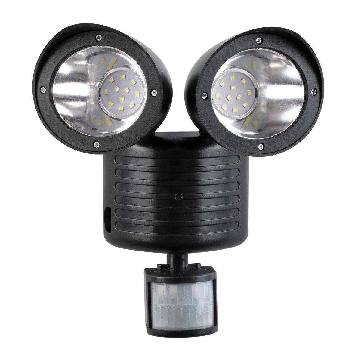 GloboStar® 85712 Μαύρο Αυτόνομο Ηλιακό Φωτιστικό LED SMD 10W 150lm με Ενσωματωμένη Μπαταρία 1200mAh - Φωτοβολταϊκό Πάνελ με Αισθητήρα Ημέρας-Νύχτας και PIR Αισθητήρα Κίνησης Αδιάβροχο IP54 Ψυχρό Λευκό 6000K - ledmania.gr