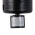 GloboStar® 85712 Μαύρο Αυτόνομο Ηλιακό Φωτιστικό LED SMD 10W 150lm με Ενσωματωμένη Μπαταρία 1200mAh - Φωτοβολταϊκό Πάνελ με Αισθητήρα Ημέρας-Νύχτας και PIR Αισθητήρα Κίνησης Αδιάβροχο IP54 Ψυχρό Λευκό 6000K - ledmania.gr
