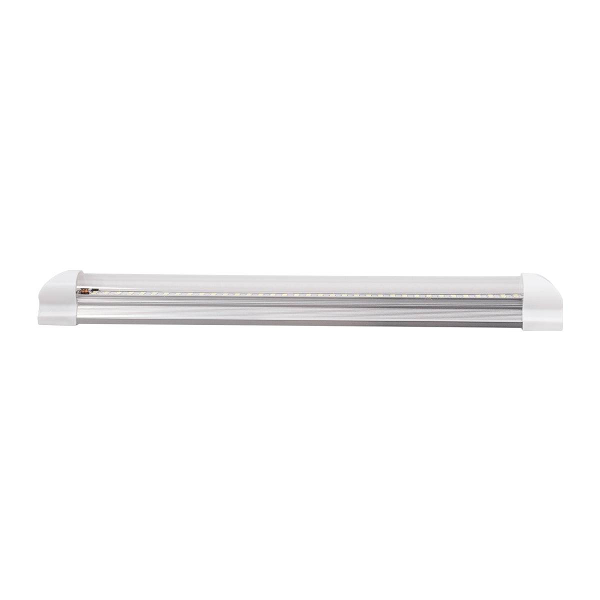 GloboStar® 85822 Φωτιστικό Καμπίνας - Cabinet Light 30CM - LED SMD 2835 10W 1000lm DC 12-85V με Κόλλα Διπλής Όψης 3M - Διακόπτη On/Off - Ψυχρό Λευκό 6000K - ledmania.gr
