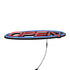 GloboStar® 85860 Φωτιστικό Ταμπέλα Φωτεινή Επιγραφή NEON LED Σήμανσης Animated Ovale OPEN 30W AC 230V με Διακόπτη On/Off και Ασύρματο Χειριστήριο IR Μπλε - Κόκκινο - ledmania.gr