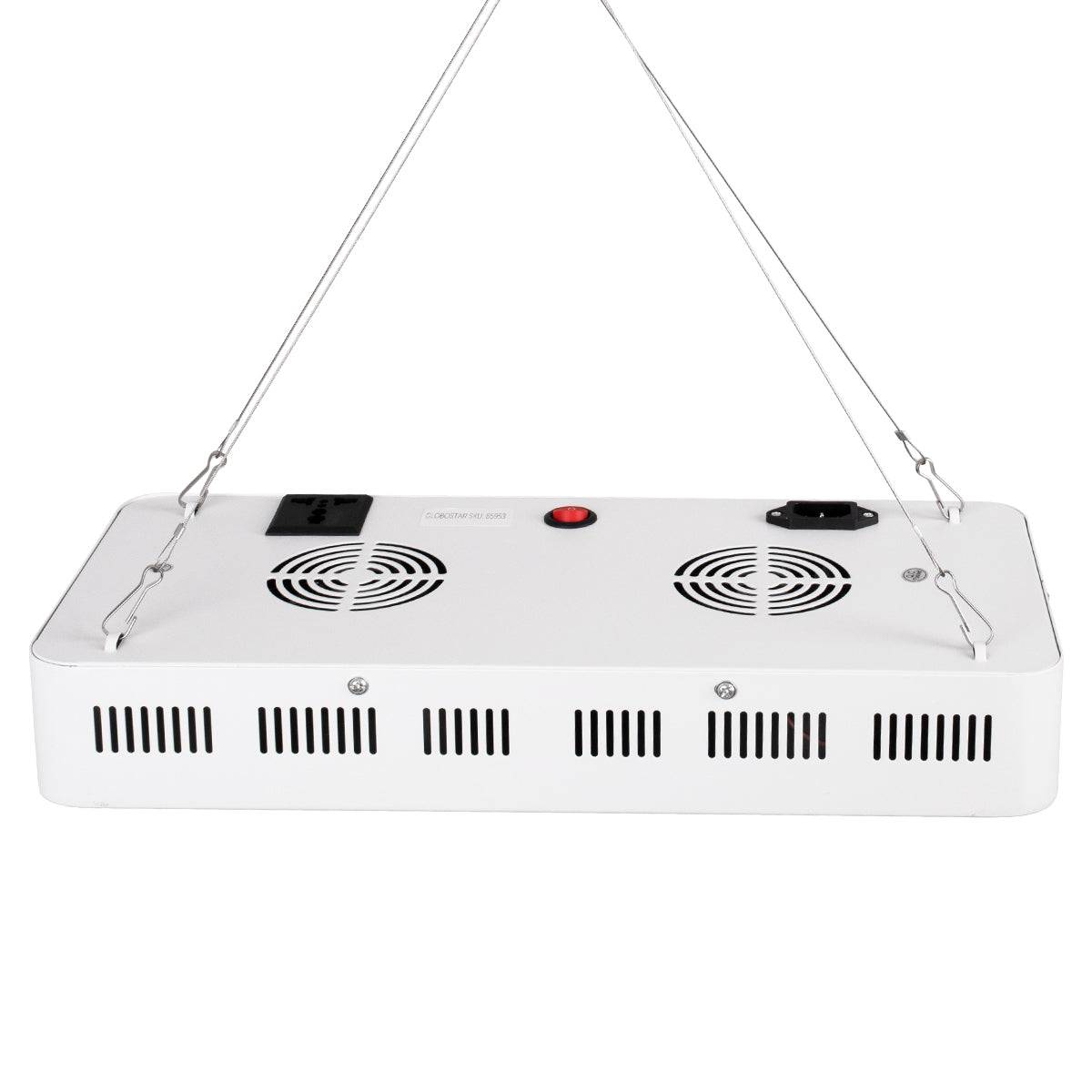 GloboStar® 85953 Grow Light Hydro Full Spectrum LED Φωτιστικό Ανάπτυξης Φυτών Υδροπονικού Θερμοκηπίου SMD 2835 2000W 160° AC230V IP54 Εσωτερικού Χώρου για Κάλυψη Επιφάνειας 3m x 3m Πλήρους Φάσματος Φωτισμού - ledmania.gr