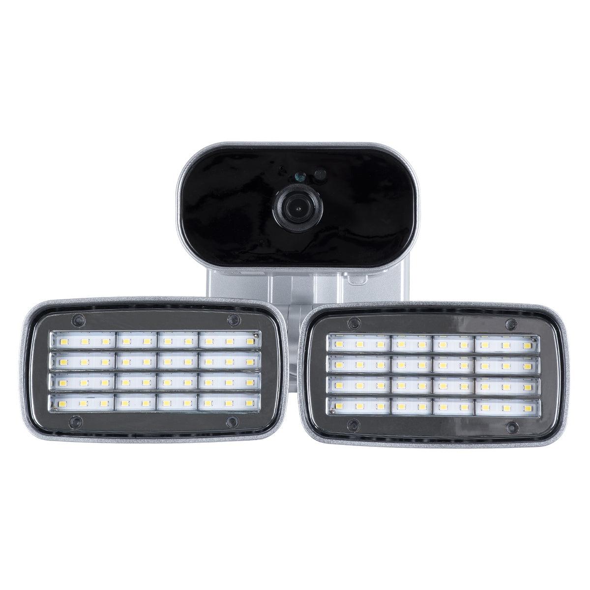 GloboStar® 86045 Αυτόνομος Ηλιακός Προβολέας LED SMD 24W 1200lm με IP Camera 1080P 2MP 4G SIM CARD WiFi 150° Ενσωματωμένη Μπαταρία 3200mAh Φωτοβολταϊκό Πάνελ Αισθητήρα Ημέρας-Νύχτας & Ρύθμιση Χρόνου Ανάμματος Αδιάβροχος IP66 Ψυχρό Λευκό 6000K - Ασημί - ledmania.gr