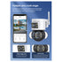 GloboStar® 86076 Επιτοίχια Κάμερα Πρίζας WiFi HD 1080P 350° Διπλή Κατέυθυνση Ομιλίας & Ανιχνευτή Κίνησης - Απομακρυσμένος Έλεγχος - Αδιάβροχη IP65 - Λευκό Μαύρο - Μ15 x Π14.5 x Y15cm - 2 Χρόνια Εγγύηση - ledmania.gr