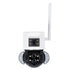 GloboStar® 86076 Επιτοίχια Κάμερα Πρίζας WiFi HD 1080P 350° Διπλή Κατέυθυνση Ομιλίας & Ανιχνευτή Κίνησης - Απομακρυσμένος Έλεγχος - Αδιάβροχη IP65 - Λευκό Μαύρο - Μ15 x Π14.5 x Y15cm - 2 Χρόνια Εγγύηση - ledmania.gr
