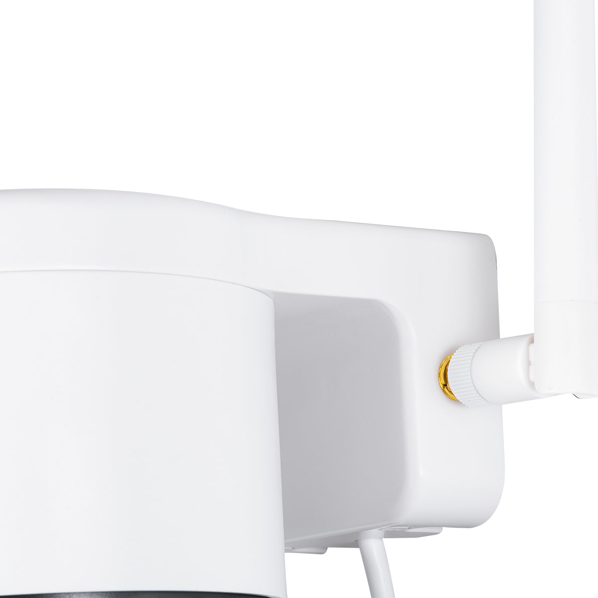 GloboStar® 86076 Επιτοίχια Κάμερα Πρίζας WiFi HD 1080P 350° Διπλή Κατέυθυνση Ομιλίας & Ανιχνευτή Κίνησης - Απομακρυσμένος Έλεγχος - Αδιάβροχη IP65 - Λευκό Μαύρο - Μ15 x Π14.5 x Y15cm - 2 Χρόνια Εγγύηση - ledmania.gr