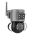 GloboStar® 86077 Επιτοίχια Κάμερα Πρίζας WiFi HD 1080P 350° Διπλή Κατέυθυνση Ομιλίας & Ανιχνευτή Κίνησης - Απομακρυσμένος Έλεγχος - Αδιάβροχη IP65 - Γρι Μαύρο - Μ15 x Π14.5 x Y15cm - 2 Χρόνια Εγγύηση - ledmania.gr