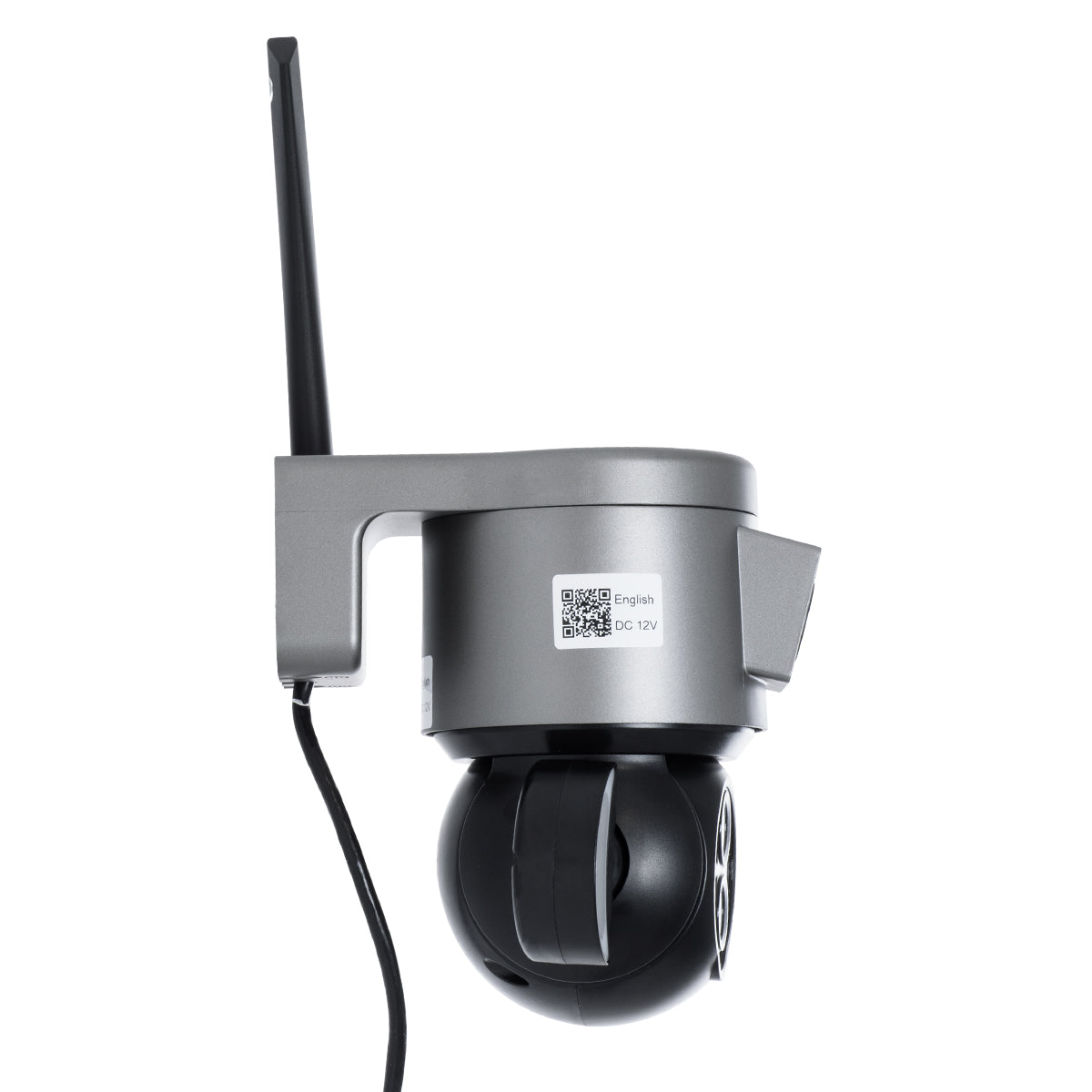 GloboStar® 86077 Επιτοίχια Κάμερα Πρίζας WiFi HD 1080P 350° Διπλή Κατέυθυνση Ομιλίας & Ανιχνευτή Κίνησης - Απομακρυσμένος Έλεγχος - Αδιάβροχη IP65 - Γρι Μαύρο - Μ15 x Π14.5 x Y15cm - 2 Χρόνια Εγγύηση - ledmania.gr
