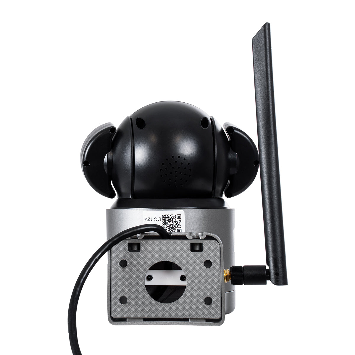 GloboStar® 86077 Επιτοίχια Κάμερα Πρίζας WiFi HD 1080P 350° Διπλή Κατέυθυνση Ομιλίας & Ανιχνευτή Κίνησης - Απομακρυσμένος Έλεγχος - Αδιάβροχη IP65 - Γρι Μαύρο - Μ15 x Π14.5 x Y15cm - 2 Χρόνια Εγγύηση - ledmania.gr
