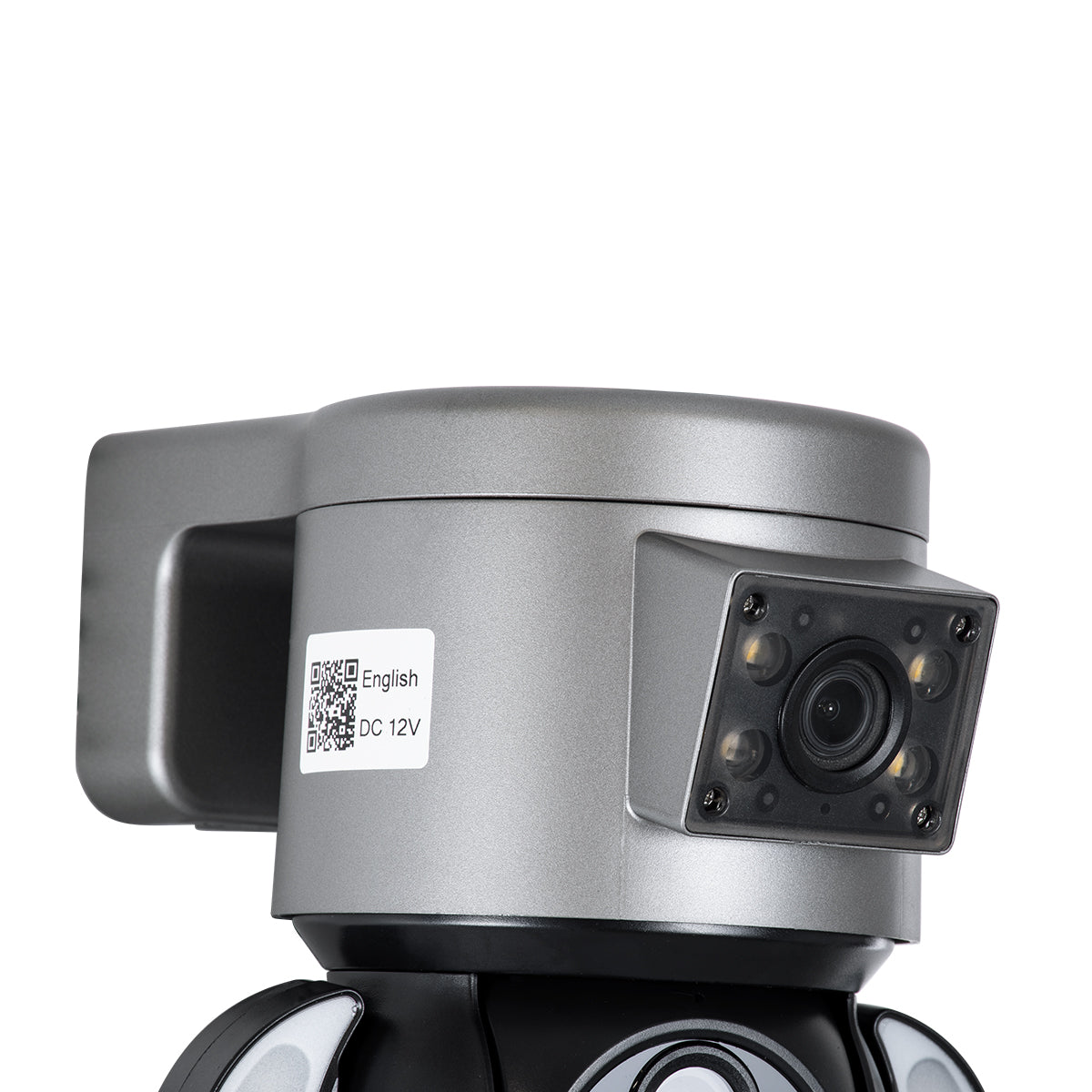 GloboStar® 86077 Επιτοίχια Κάμερα Πρίζας WiFi HD 1080P 350° Διπλή Κατέυθυνση Ομιλίας & Ανιχνευτή Κίνησης - Απομακρυσμένος Έλεγχος - Αδιάβροχη IP65 - Γρι Μαύρο - Μ15 x Π14.5 x Y15cm - 2 Χρόνια Εγγύηση - ledmania.gr