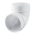 90° CONNECTING BEND FOR ROUND DUCTS D100mm - ledmania.gr