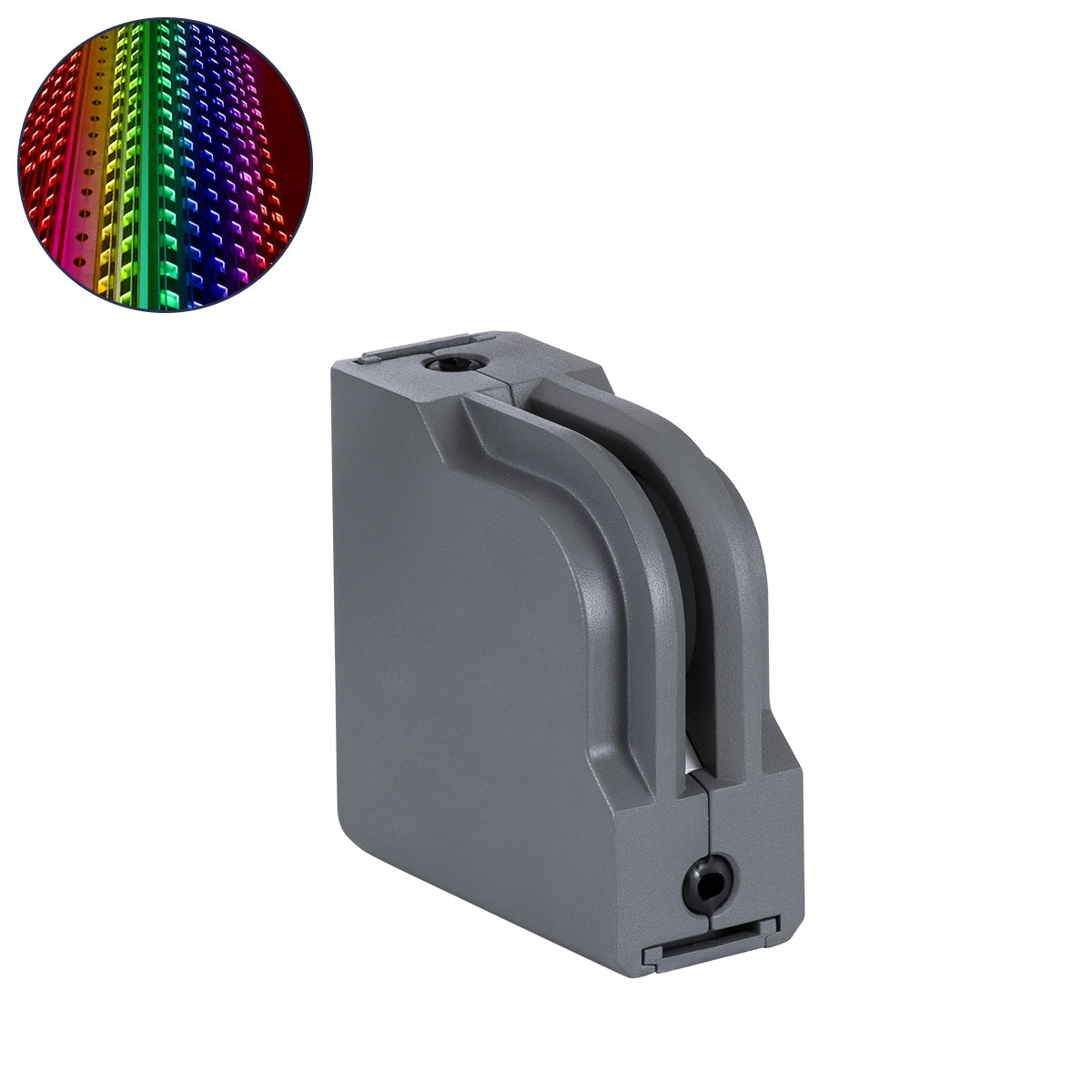 GloboStar® WINDOW-CORNA 90116 Αρχιτεκτονικό Γωνιακό Φωτιστικό Ανάδειξης Παραθύρων Window Light LED 6W 510lm 3x172° DC 24V Αδιάβροχο IP65 L12 x W4.5 x H12cm RGBW DMX512 - Γκρι Ανθρακί - ledmania.gr