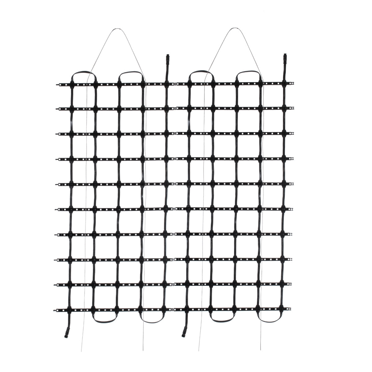 GloboStar® 90141 Digital Pixel Addressable Facade Soft Net Panel - Ψηφιακό Εύκαμπτο Δίχτυ Πάνελ Πρόσοψης Κτιρίων LED SMD 3535 75W/m2 100LED/m2 100PIXEL/m2 SPI/TTL Protocol IC UCS512B 4500lm/m2 120° DC 12V IP67 RGB - Μαύρο Σώμα - Μ100 x Π100 x Υ1.7cm - ledmania.gr
