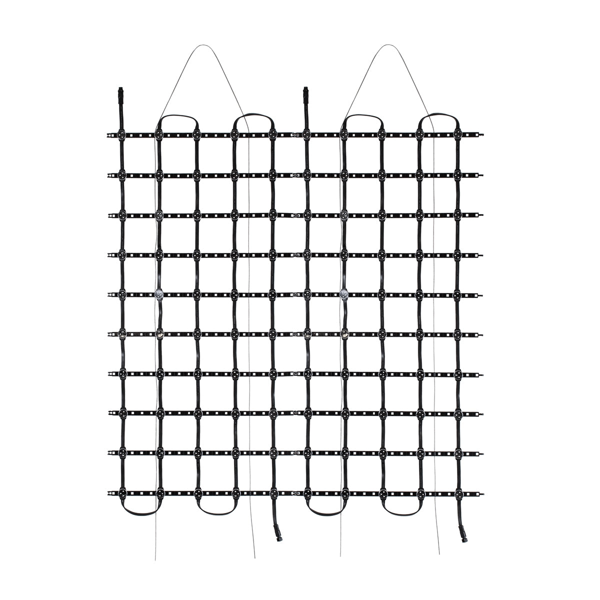 GloboStar® 90141 Digital Pixel Addressable Facade Soft Net Panel - Ψηφιακό Εύκαμπτο Δίχτυ Πάνελ Πρόσοψης Κτιρίων LED SMD 3535 75W/m2 100LED/m2 100PIXEL/m2 SPI/TTL Protocol IC UCS512B 4500lm/m2 120° DC 12V IP67 RGB - Μαύρο Σώμα - Μ100 x Π100 x Υ1.7cm - ledmania.gr