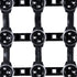 GloboStar® 90143 Digital Pixel Addressable Facade Soft Net Panel - Ψηφιακό Εύκαμπτο Δίχτυ Πάνελ Πρόσοψης Κτιρίων LED SMD 3535 300W/m2 400LED/m2 400PIXEL/m2 SPI/TTL Protocol IC UCS512B 18000lm/m2 120° DC 12V IP67 RGB - Μαύρο Σώμα - Μ100 x Π100 x Υ1.7cm - ledmania.gr