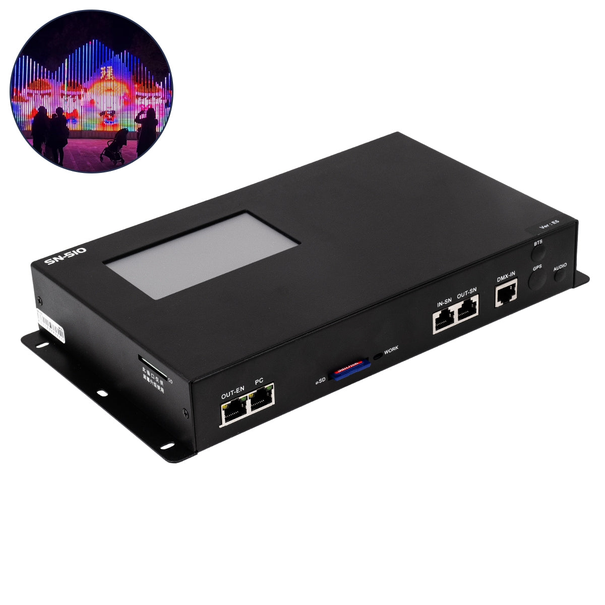 GloboStar® 90145 SEEKWAY SN-510 - Professional Master Controller - Full Colour LED Digital Control System - Κεντρικός Controller για Ψηφιακά Προϊόντα LED Digital Pixel TTL & DMX512 - Single Colour & RGB & RGBW - Synchronous & Asynchronous - ledmania.gr