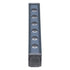 90182 Μπάρα Φωτισμού Wall Washer LED 6W 600lm 30° DC 24V Αδιάβροχο IP65 Μ30 x Π4 x Υ5cm Μπλε - Γκρι Ανθρακί - ledmania.gr