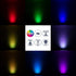 90184 Μπάρα Φωτισμού Wall Washer LED 6W 630lm 30° DC 24V Αδιάβροχο IP65 Μ30 x Π4 x Υ5cm Πολύχρωμο RGBW DMX512 - Γκρι Ανθρακί - ledmania.gr
