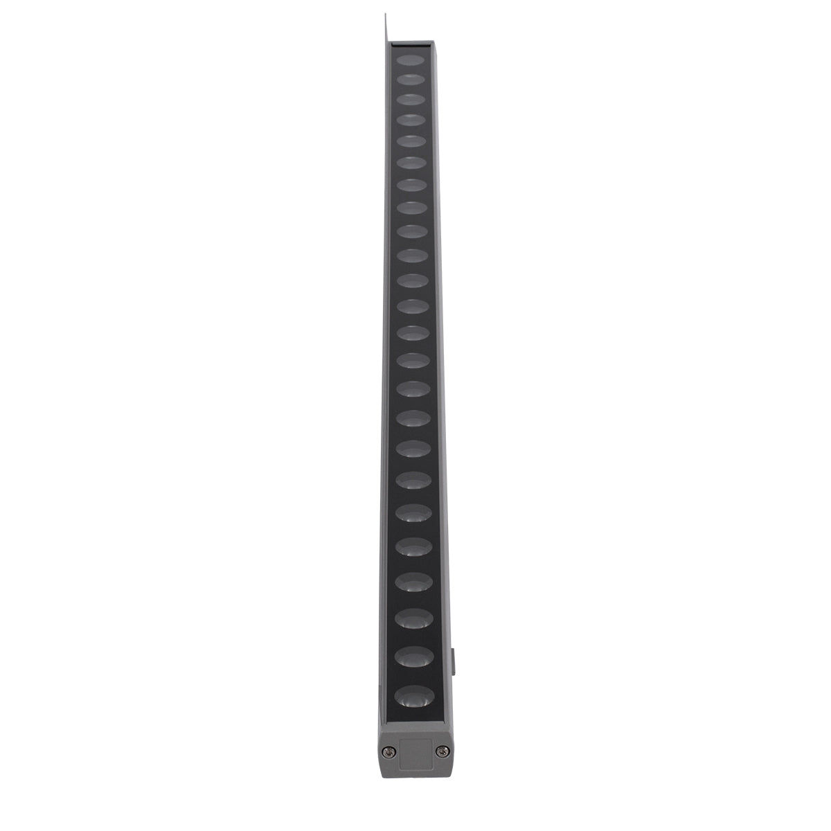 GloboStar® WASHER-FAIA 90188 Μπάρα Φωτισμού Wall Washer με Αντιθαμβωτική Γρίλια LED 24W 2400lm 15° DC 24V Αδιάβροχο IP65 L100 x W4 x H5.5cm Ψυχρό Λευκό 6000K - Ασημί - ledmania.gr