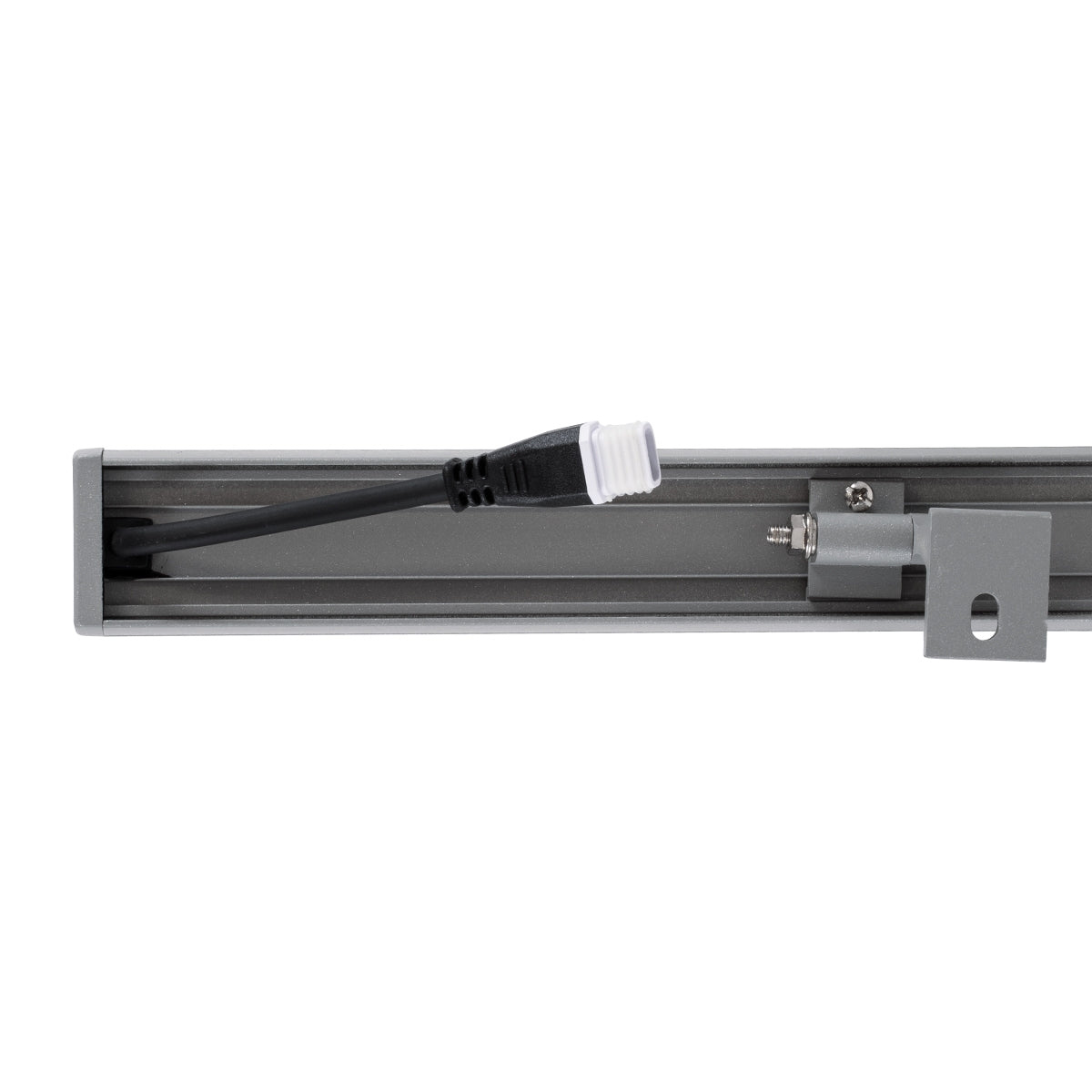 GloboStar® WASHER-FAIA 90188 Μπάρα Φωτισμού Wall Washer με Αντιθαμβωτική Γρίλια LED 24W 2400lm 15° DC 24V Αδιάβροχο IP65 L100 x W4 x H5.5cm Ψυχρό Λευκό 6000K - Ασημί - ledmania.gr