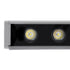 GloboStar® WASHER-FAIA 90188 Μπάρα Φωτισμού Wall Washer με Αντιθαμβωτική Γρίλια LED 24W 2400lm 15° DC 24V Αδιάβροχο IP65 L100 x W4 x H5.5cm Ψυχρό Λευκό 6000K - Ασημί - ledmania.gr