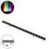 GloboStar® WASHER-FAIA 90189 Μπάρα Φωτισμού Wall Washer με Αντιθαμβωτική Γρίλια LED 24W 2040lm 15° DC 24V Αδιάβροχο IP65 L100 x W4 x H5.5cm RGBW DMX512 - Ασημί - ledmania.gr