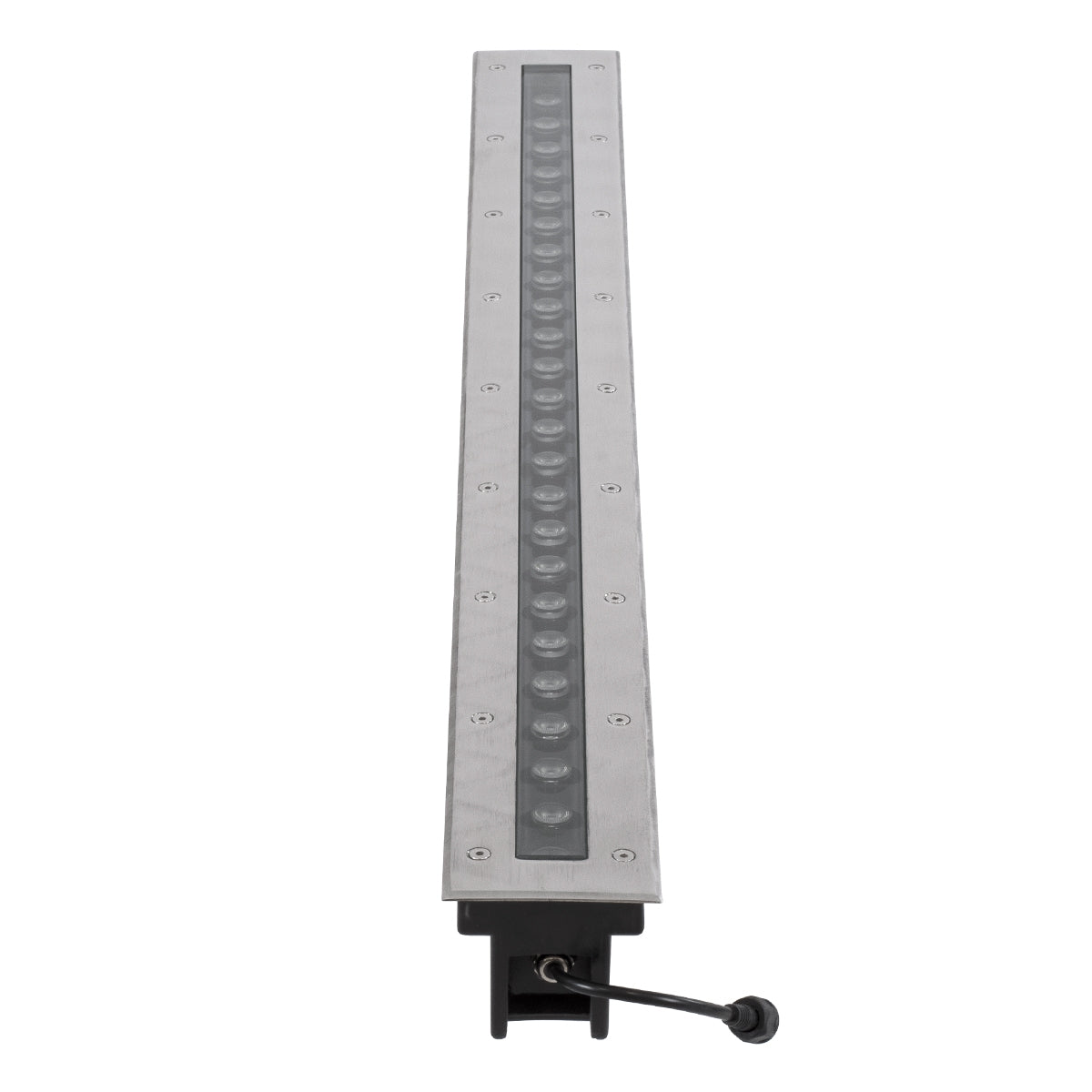 GloboStar® UNDERGROUND-MINA 90194 Χωνευτό Φωτιστικό Wall Washer Δαπέδου LED 24W 2160lm 10° DC 24V Αδιάβροχο IP68 L100 x W9 x H7.2cm Θερμό Λευκό 2700K - Ανοξείδωτο Ατσάλι - ledmania.gr