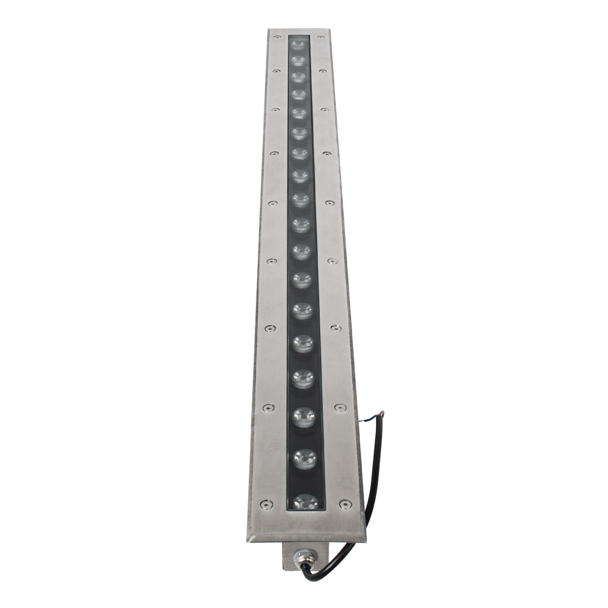 GloboStar® UNDERGROUND-REMVI 90194-R Χωνευτό Φωτιστικό Wall Washer Δαπέδου LED 18W 1440lm 10° DC 24V Αδιάβροχο IP68 L100 x W9 x H7.2cm Κόκκινο - Ανοξείδωτο Ατσάλι - 3 Years Warranty - ledmania.gr