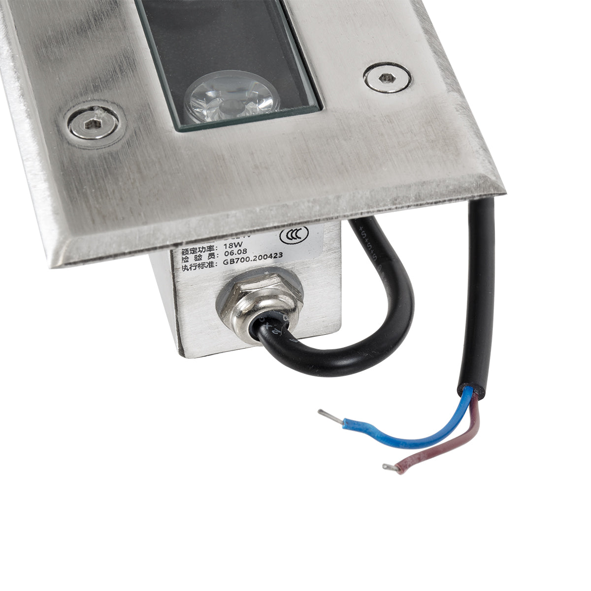GloboStar® UNDERGROUND-REMVI 90194-R Χωνευτό Φωτιστικό Wall Washer Δαπέδου LED 18W 1440lm 10° DC 24V Αδιάβροχο IP68 L100 x W9 x H7.2cm Κόκκινο - Ανοξείδωτο Ατσάλι - 3 Years Warranty - ledmania.gr