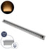 GloboStar® UNDERGROUND-MINA 90196 Χωνευτό Φωτιστικό Wall Washer Δαπέδου LED 24W 2160lm 10° DC 24V Αδιάβροχο IP68 με Ρυθμιζόμενη Γωνία Φωτισμού L108 x W9 x H7.5cm Θερμό Λευκό 2700K DMX512 - Ανοξείδωτο Ατσάλι - ledmania.gr