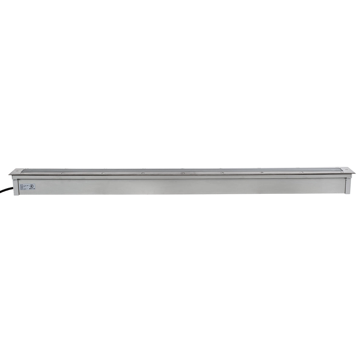 GloboStar® UNDERGROUND-MINA 90196 Χωνευτό Φωτιστικό Wall Washer Δαπέδου LED 24W 2160lm 10° DC 24V Αδιάβροχο IP68 με Ρυθμιζόμενη Γωνία Φωτισμού L108 x W9 x H7.5cm Θερμό Λευκό 2700K DMX512 - Ανοξείδωτο Ατσάλι - ledmania.gr