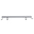 GloboStar® WASHER-GAIA 90215 Μπάρα Φωτισμού Wall Washer LED 144W 12960lm 10° DC 24V Αδιάβροχο IP67 L100 x W7.3 x H4.3cm Θερμό Λευκό 2700K - Ασημί - ledmania.gr