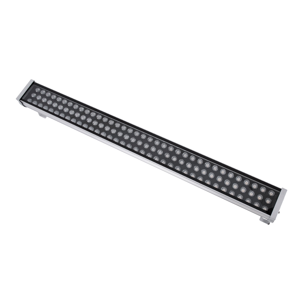 GloboStar® WASHER-GAIA 90217 Μπάρα Φωτισμού Wall Washer LED 216W 19440lm 10° DC 24V Αδιάβροχο IP67 L100 x W10.2 x H9.5cm Θερμό Λευκό 2700K - Ασημί - ledmania.gr