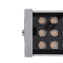 GloboStar® WASHER-GAIA 90217 Μπάρα Φωτισμού Wall Washer LED 216W 19440lm 10° DC 24V Αδιάβροχο IP67 L100 x W10.2 x H9.5cm Θερμό Λευκό 2700K - Ασημί - ledmania.gr